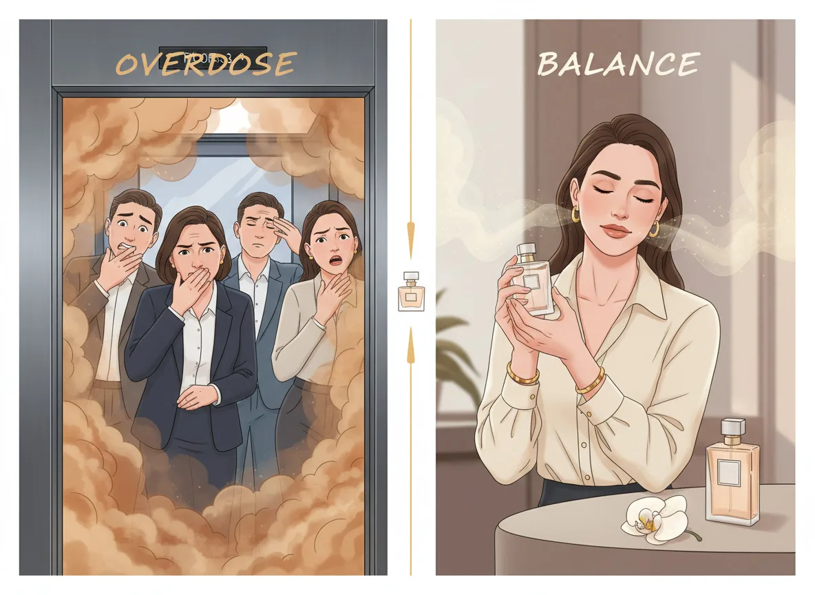 Slide Perfumes "Bombas": O Guia de Etiqueta para Não Exagerar nas Borrifadas