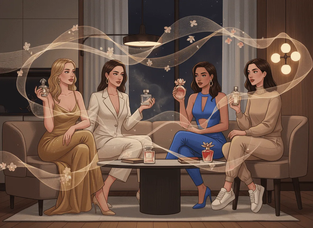 Slide O Perfume que Une Grupos de Amigas Sem Uniformizar: Como Fragrâncias Criam Laços Enquanto Preservam Identidades