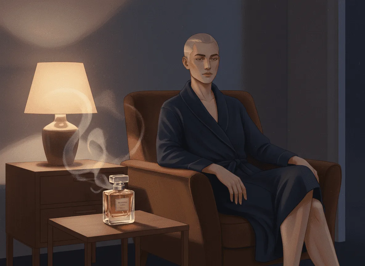 Slide O Ritual de Perfume ao Acordar no Meio da Noite Sem Conseguir Voltar a Dormir